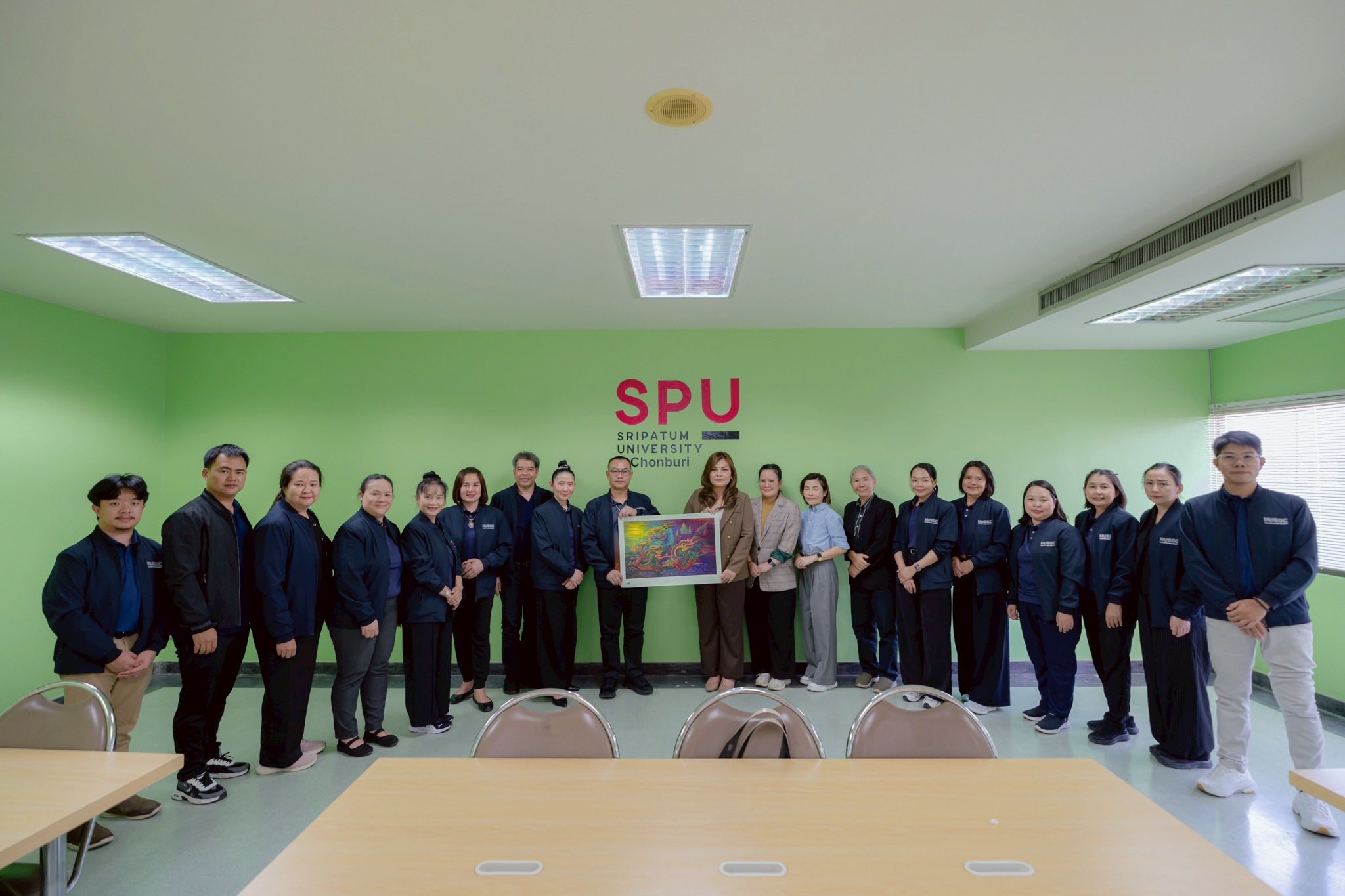 คณะมนุษยศาสตร์และสังคมศาสตร์ ศึกษาดูงาน ณ มหาวิทยาลัยศรีปทุม เขตชลบุรี จังหวัดชลบุรี