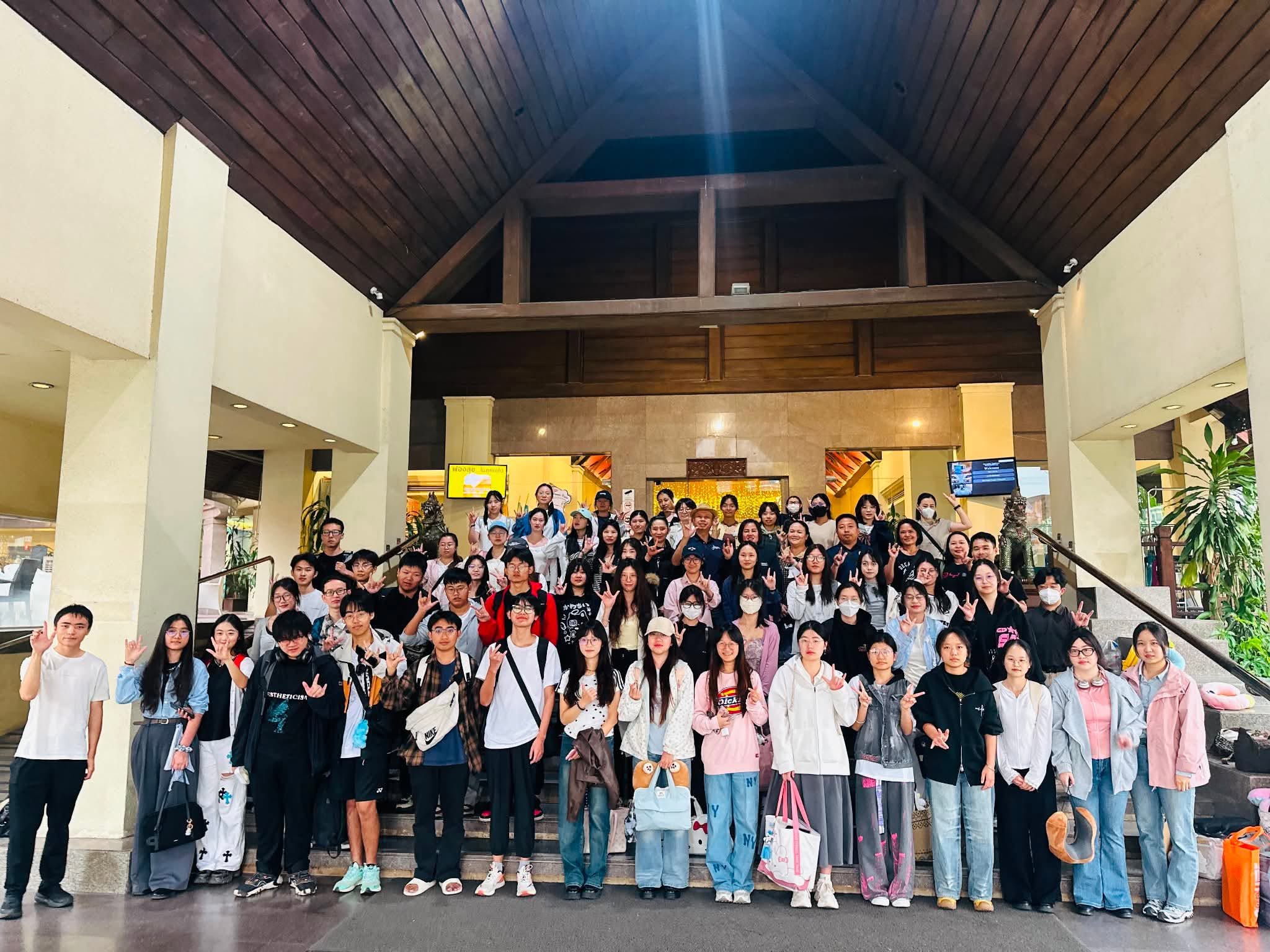 วันที่ 3 เมษายน 2569 ทางคณะมนุษยศาสตร์และสังคมศาสตร์ ได้รับเกียรติจาก ผู้ช่วยศาสตราจารย์ ดร.สุทัศน์ คล้ายสุวรรณ์ รองอธิการบดี กล่าวให้โอวาทและอวยพรแก่นักศึกษาจีนในโครงการฝึกประสบการณ์วิชาชีพครูสอนภาษาจีน ( GIP ) 